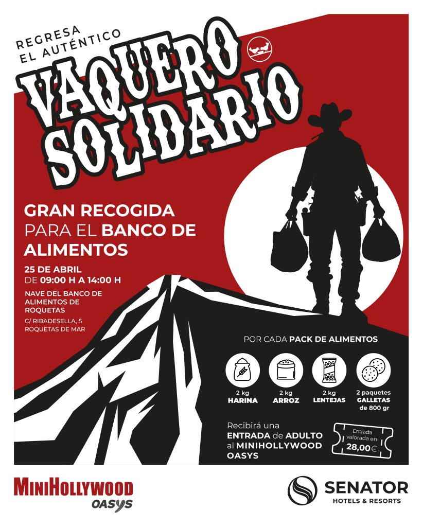 Gran &eacute;xito del Vaquero Solidario 2025: m&aacute;s de 16.000 kilos de alimentos para el Banco de Alimentos de Roquetas de Mar - Senator Hotels &amp; Resorts
