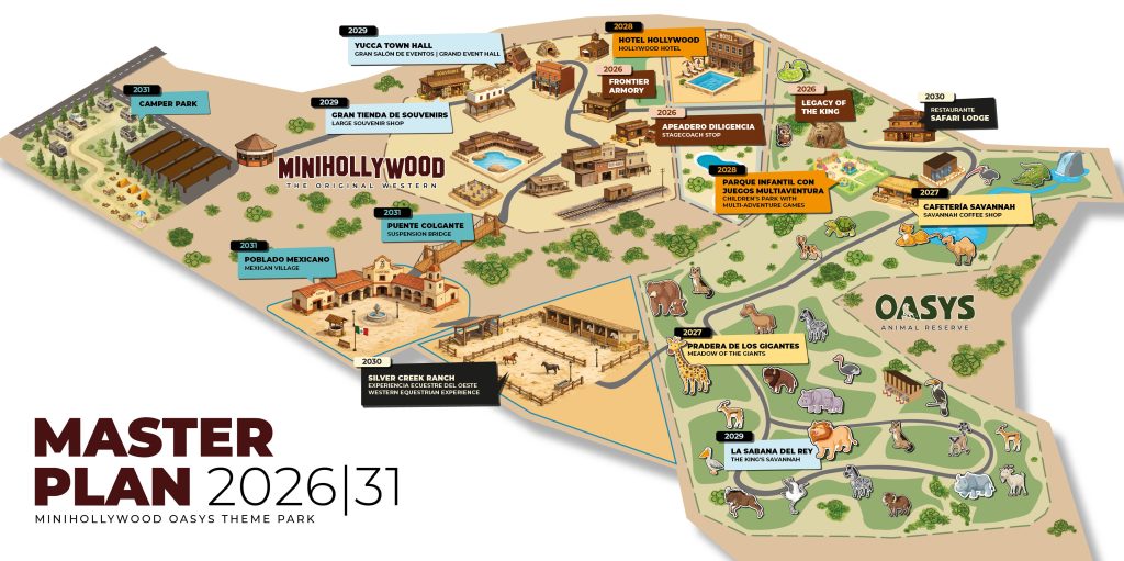 MiniHollywood Oasys rinde homenaje a Jos&eacute; Mar&iacute;a Rossell y Fernando Contreras y presenta su transformaci&oacute;n hasta 2031 - Senator Hotels &amp; Resorts