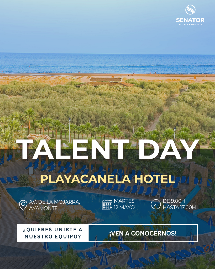 Dise&ntilde;o vertical para el Talent Day en Ayamonte de Senator Hotels & Resorts en 2026